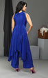 ROYAL BLUE HAND EMBROIDERY COORD SET